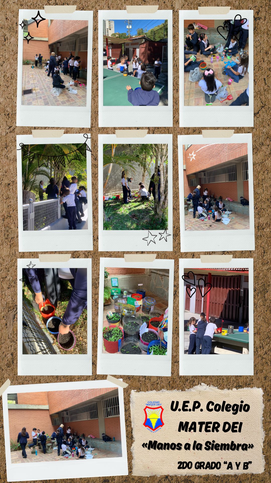 Proyecto «Manos a la Siembra» 2do grado "A y B"